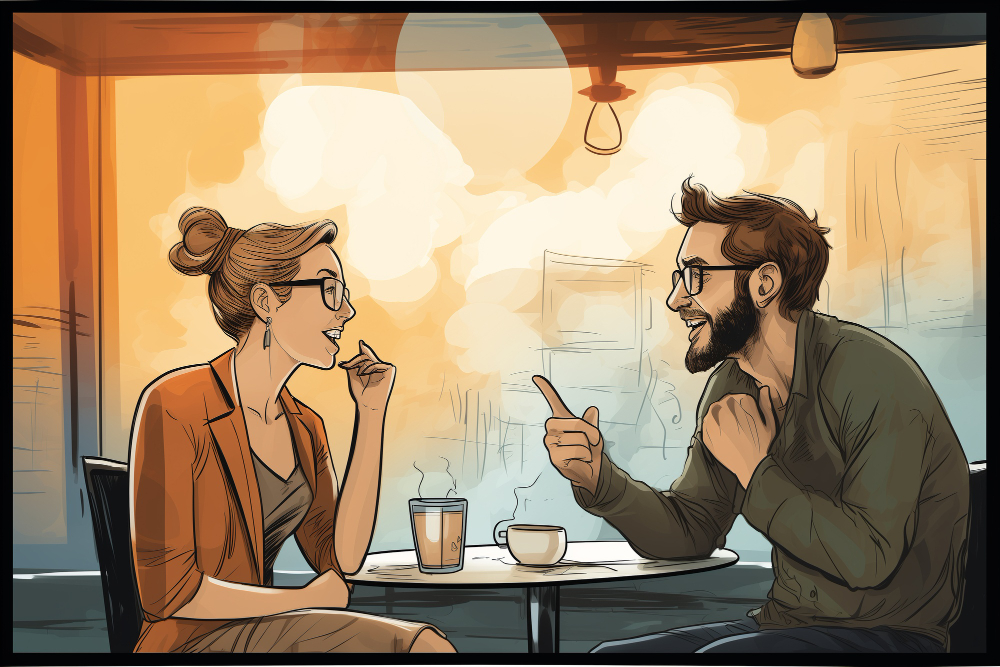 A storefront conversation — word of mouth and relationships as marketing