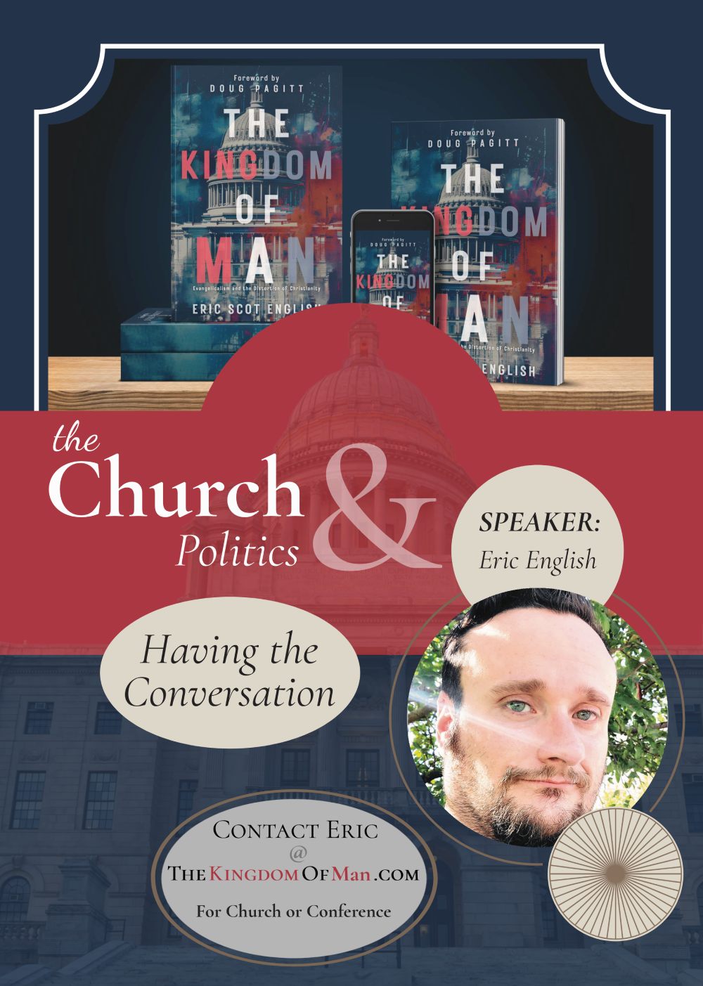 Kingdom of Man event flyer