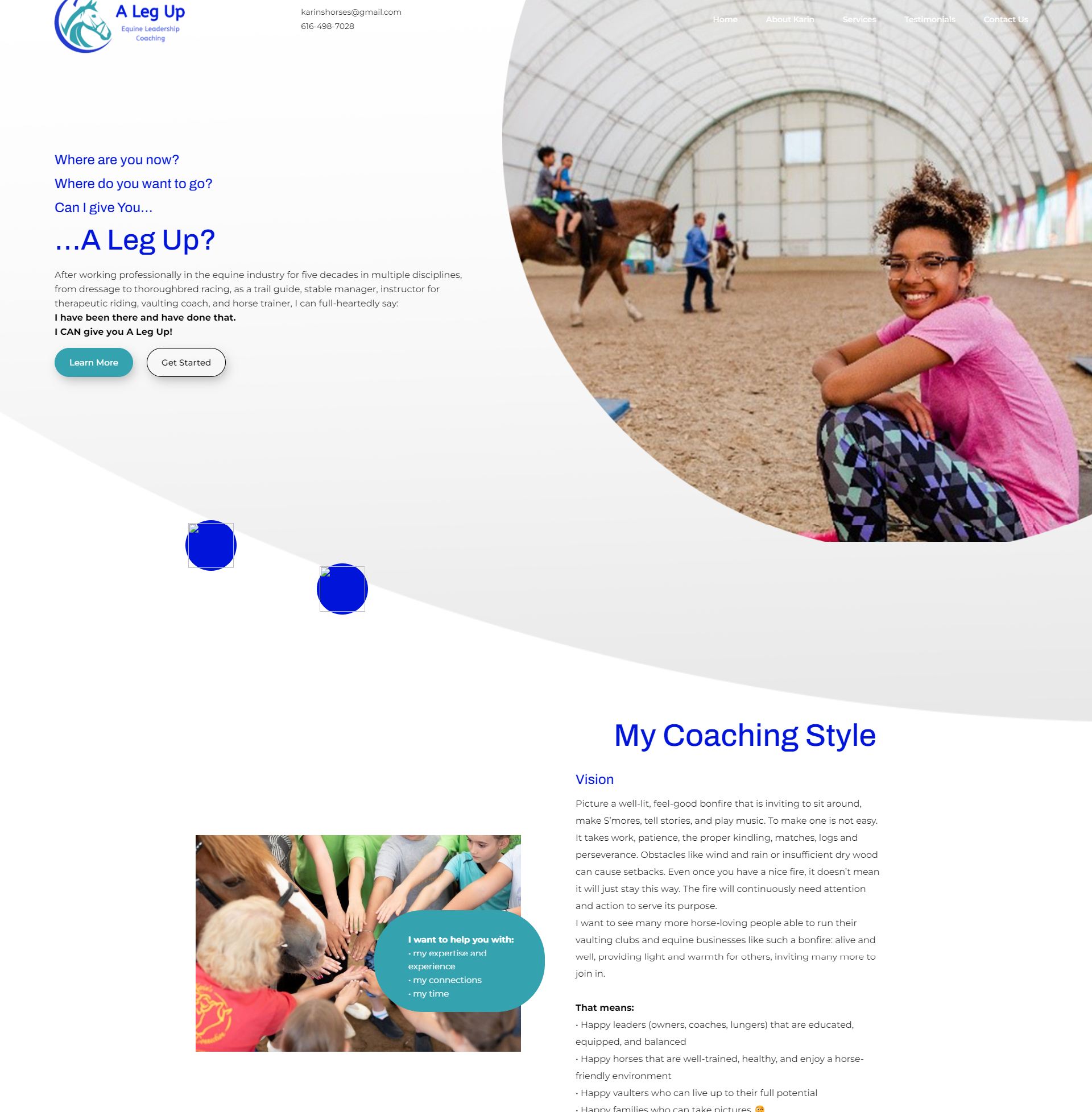 A Leg Up website