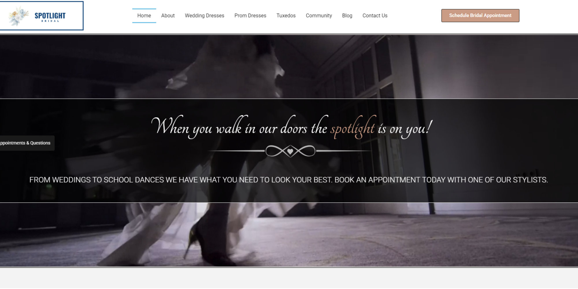 Spotlight Bridal — primary screenshot